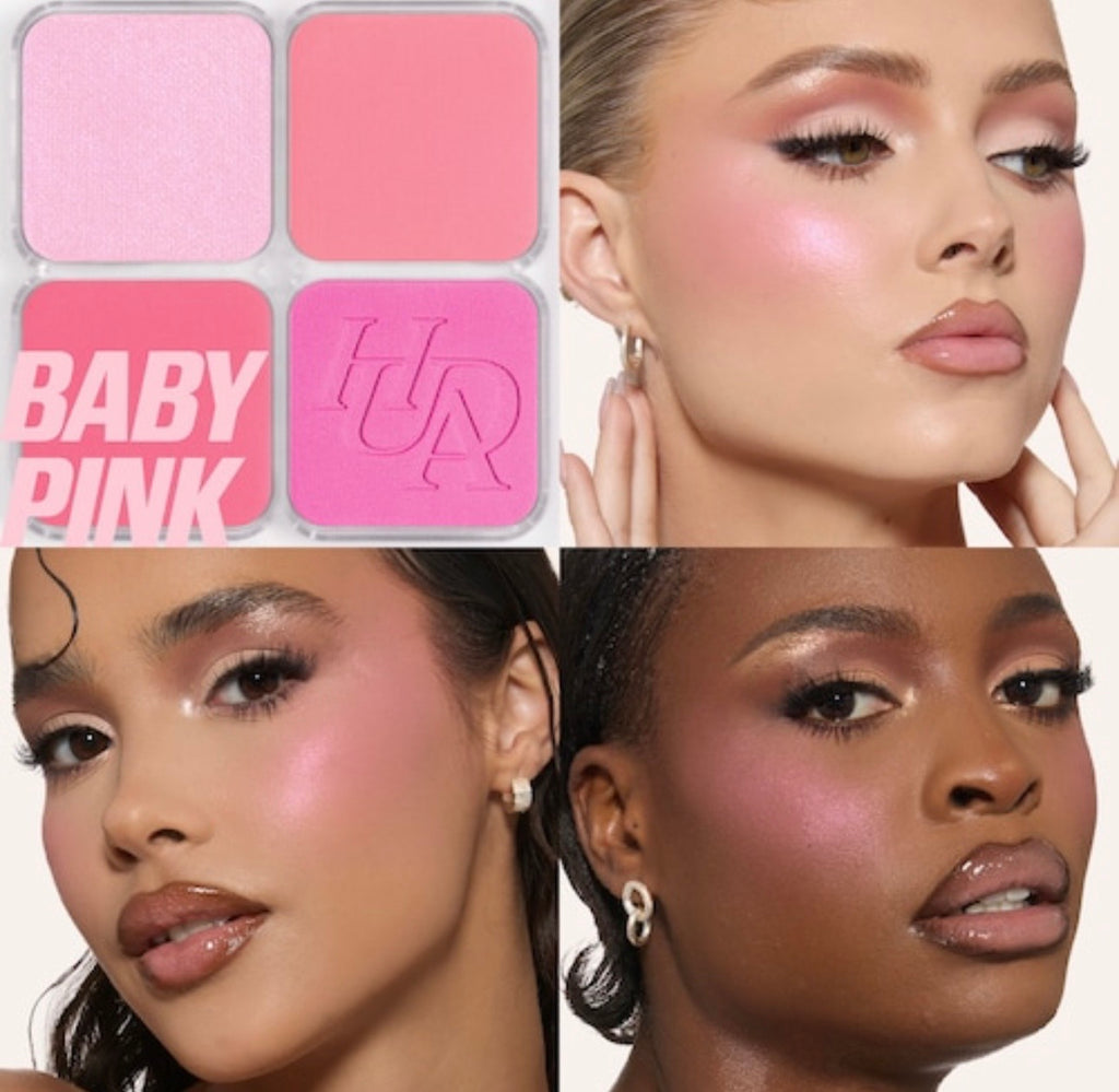 Blush Filter Blurring Blushlighters Palette - Palette Blush et Highlighter Baby Pink