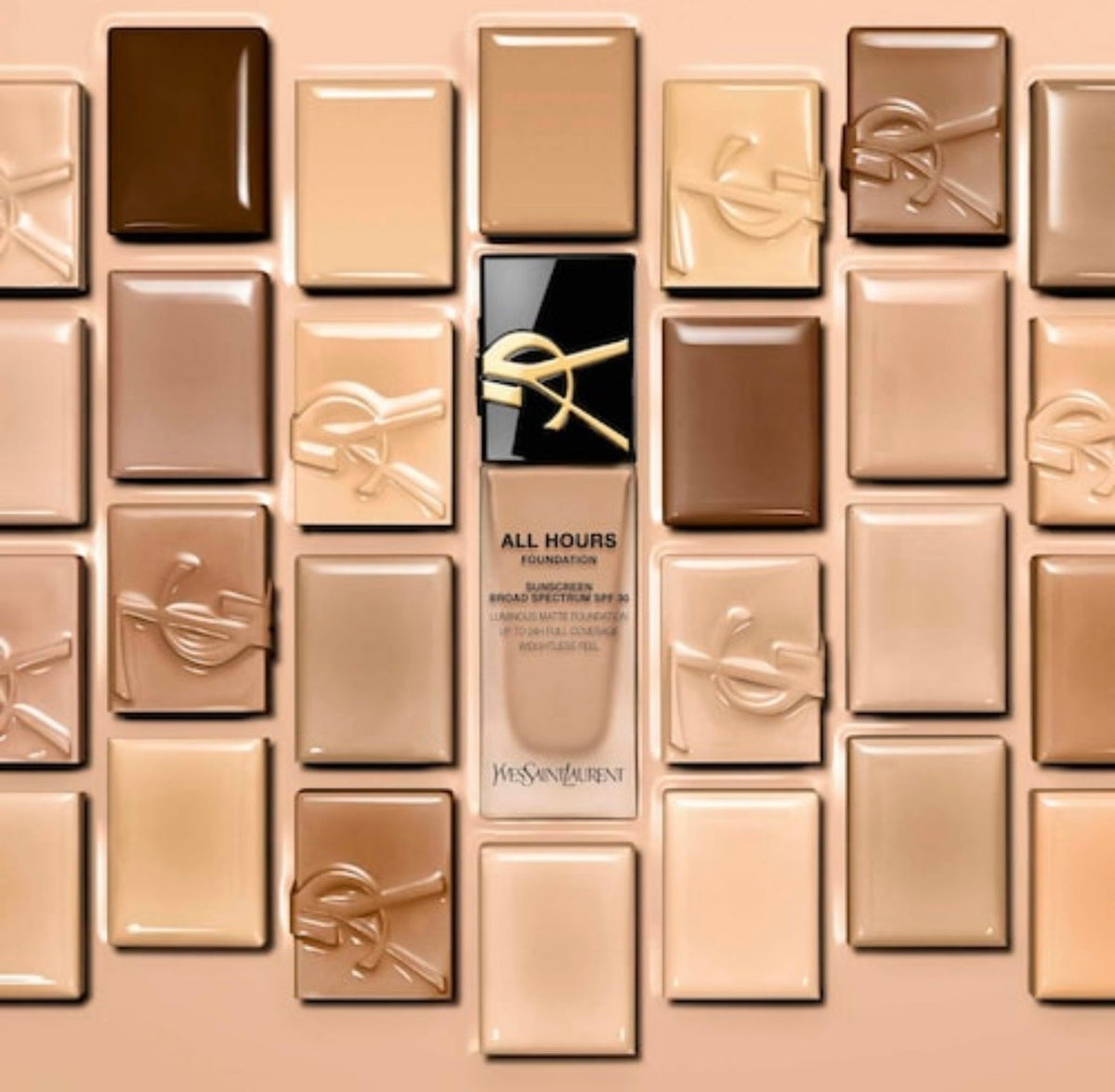 YVES SAINT LAURENT
All Hours - Fond de Teint Mat Lumineux 24h* Haute Couvrance MW9 25ML
